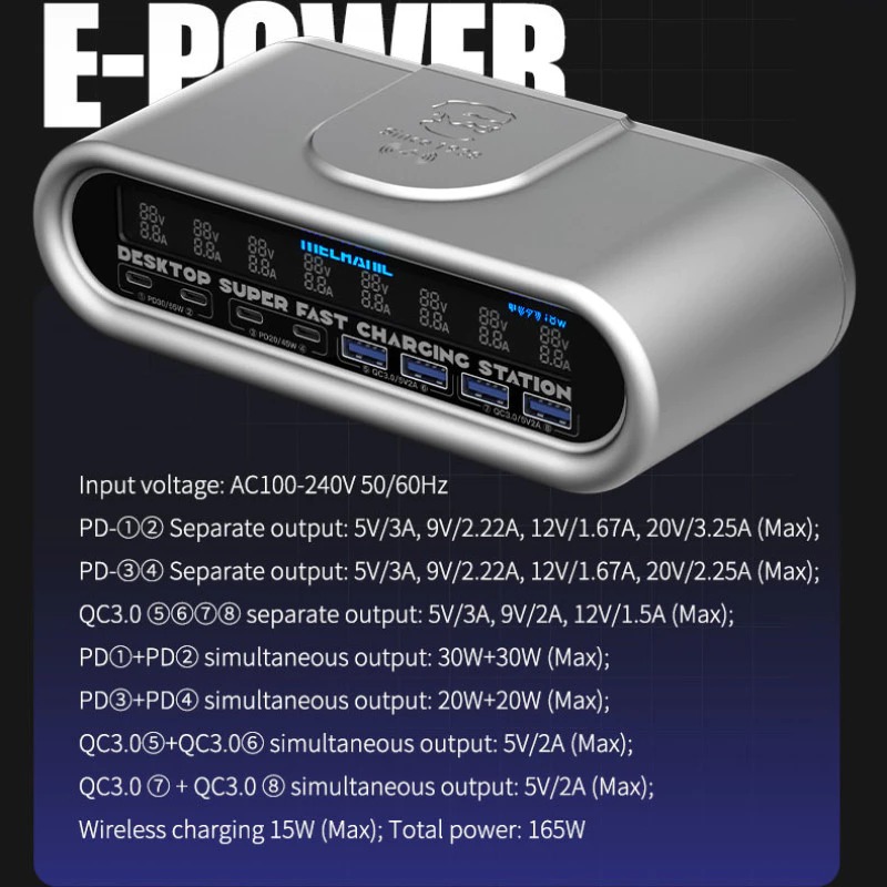 SUPER CHARGER MECHANIC E-POWER DESKTOP SUPERFAST CHARGER ORIGINAL